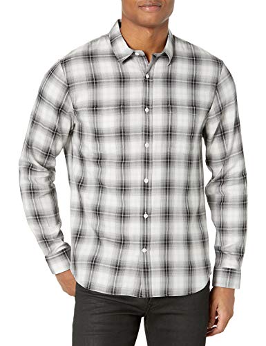 Vince Men's Shadow Plaid L/S