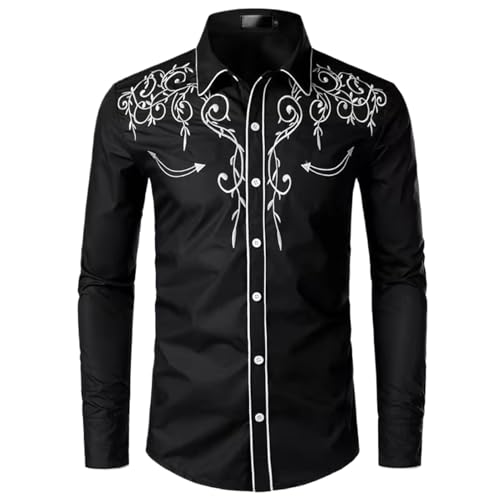 Chemise de smoking rouge pour hommes aux broderies haut de gamme WOLONG