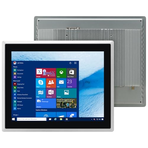 Image of 10.4-Inch Industrial Embedded Panel PC, Ratio 4:3 Multi-Touchscreen-Monitor,Industrial Touch Screen Panel Computer,WiFi & Built-in Speakers,IP65 Front,Win 10 I5 RAM 4G+128G SSD