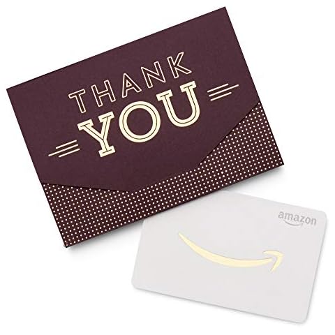 Amazon Thank You Mini Envelope Gift Card Cover