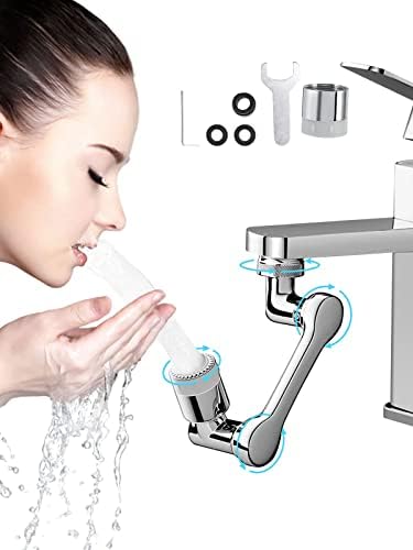 Flexiflow 1080° Wasserhahn Verlängerung - Rotierender Aufsatz