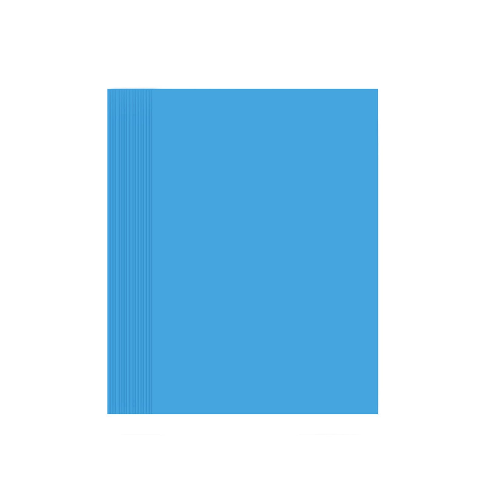 50 Sheets A4 Colored Copy Paper, 70gsm Double Sided Printer Paper for Printing Invitations Crafts Making, Blue — image 1