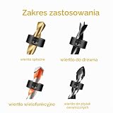 10 sztuk ogranicznika głębokości wiertła, ograniczenie głębokości wiertła, 3/4/5/6/8/9/9,5/10/12/16mm, z kluczem sześciokątnym, do wiercenia w drewnie.