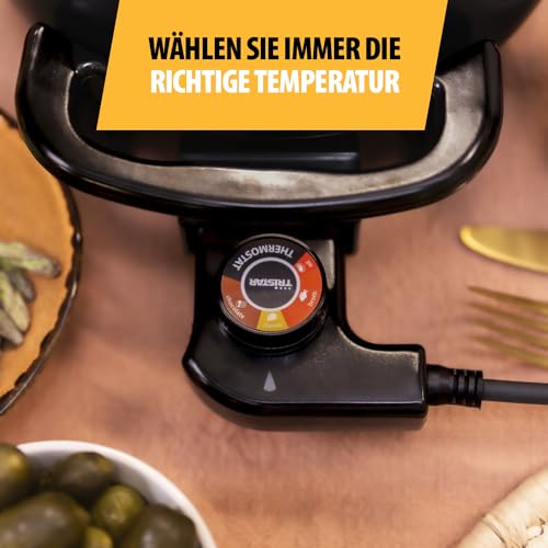 Tristar Fondue-Set 1,5 L für 8 Personen, 1000 Watt – Multifunktionaler Fonduetopf für Öl-, Käse-, Schokoladen- und China-Fondue… – Ansicht 5