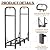 GREENER 4x4 Outdoor Firewood Rack - Adjustable Heavy Duty Wood Rack Fire Wood Holder for Firewood Outdoor Metal Wood Rck Log Holder for Indoor Fireplace Wood Stand Stacker Fire Wood Organizer, Black