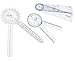 Elite Medical Instruments USA The Original 6 Piece Quality Goniometer Set Plus Measuring Tape - 7 Pieces Total EGM-431