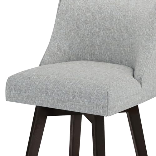 Image of 26 inch Counter Height Swivel Bar Stools, Set of 2, Light Grey