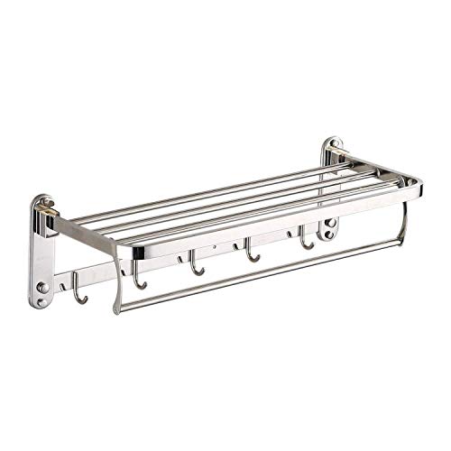 Barre de serviette double LWX au design épuré pour salle d'eau