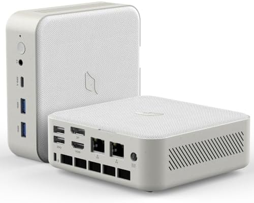 CyberGeek Mini PC Computers Gaming, AMD Ryzen 7 5700u (8C/16T,up to 4.3 GHz), Micro PC 64GB DDR4 RAM 2TB PCIe SSD, Small Desktop PC Supports 4K@60Hz/Triple Display/WiFi 5/BT5.0/HDMI+DP/Home/Office