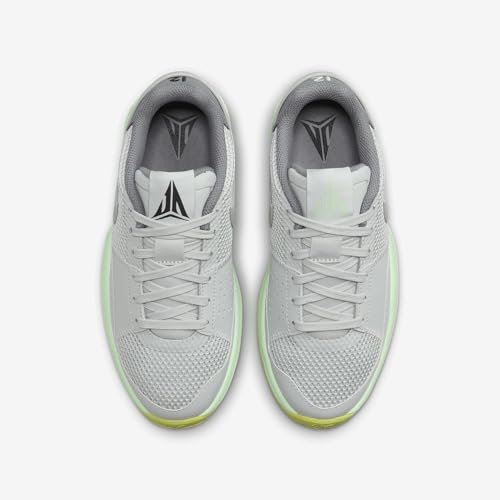 Nike Ja 1 Big Kids' Basketball Shoes (DX2294-003, Light Silver/Cyber/Cool Grey/Granite) Size 3.54