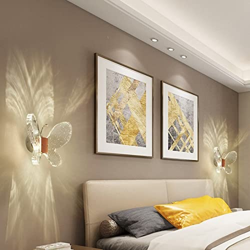 Aplique de pared LED de mariposa con motor para dormitorio infantil 2