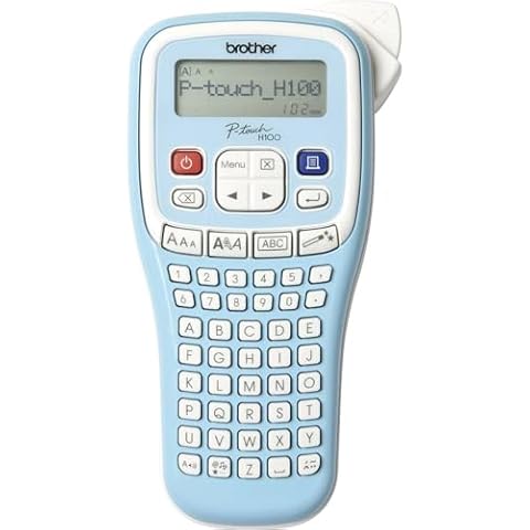 Brother PT-H100LB Mobile Label Maker with Deco Mode Cover