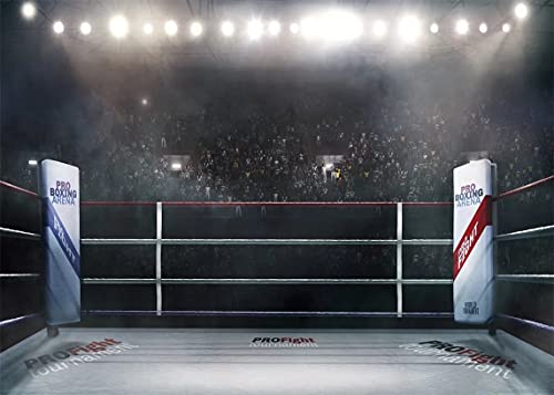 Fond de ring de boxe tissu arrière-plan de photographie d'arène