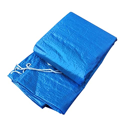 Happyyami Cubierta para Piscina Nadar Cubiertas de Seguridad para Piscinas Pozo de Espuma inflables Piscina Inflatable Pool cobertor de Lluvia para Piscina Cubierta de la Piscina de PE Blue