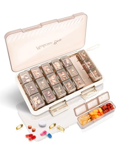 Pill Organizer 3 Times a Day,...
