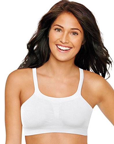 Hanes Women's Bandini Multi-Way Foam Cup Wirefree Bra Dhhu12, White, Large #TOP24