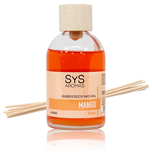 SYS Aromas Ambientador Mikado Mango - Difusor con Varillas de...