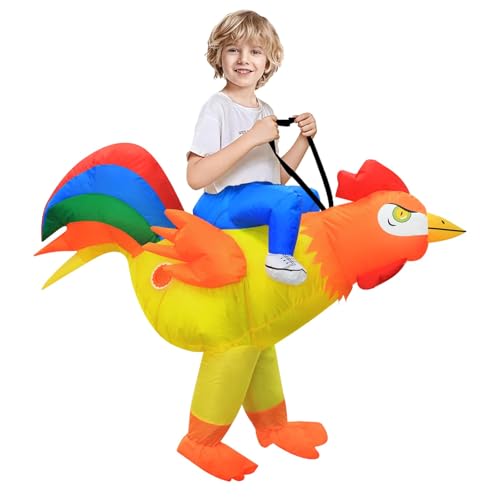Disfraz Inflable de Pollo para Niños Halloween miniatura 1