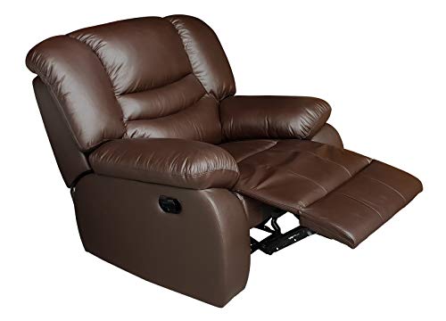 Mapo Möbel Leder Fernsehsofa Relax-Sessel Fernsehsessel mit Schlaffunktion 5116-1-377 – Bild 4