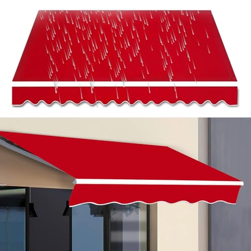 Auvent de rechange polyester store banne extérieur rétractable 3x2.5m - 2