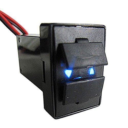 オートエージェンシー(Autoagency) との互換性あり USB充電ポート増設キットUSB2ポート トヨタAタイプ LED色ブルー シエンタ 170系 互換品 ac172-33