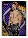 2024 Topps Finest UFC Purple Checkerboard Refractor #159 Junior Tafa RC Rookie /99 Heavyweight MMA Trading Card