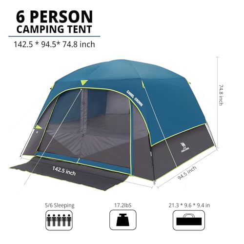 CAMEL CROWN 6 Person Weatherproof Tent