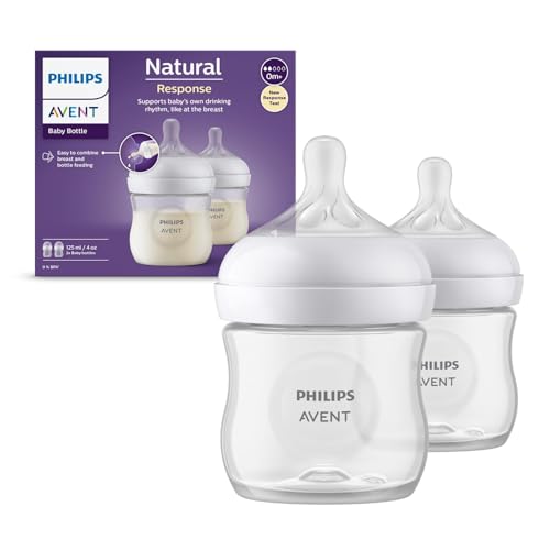Image of Philips Avent Essential Manual Breast pump | Easy Silicone massage cushion & Ergonomic handle, Soft & Gentle, BPA Free + 125ml Natural Twin Bottle Combo (SCF417 /11 + SCY900 /02) BY Fratelli