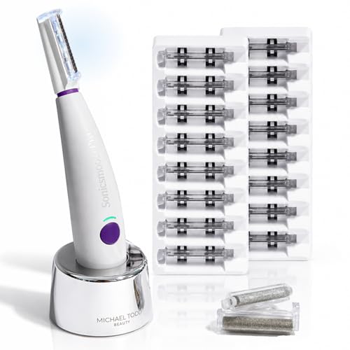 Michael Todd Beauty Sonicsmooth Pro+ Dermaplaning System &amp; Eyebrow Trimmer