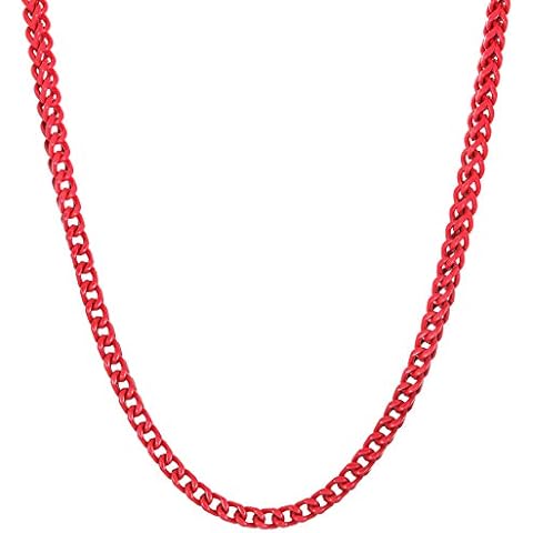 Metro Jewelry 24-Inch Stainless Steel Franco Necklace Cover