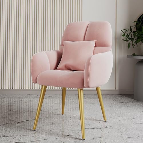 YJFFQ ダイニングチェア デスクチェア キャスター無し 疲れにくい ピンク 北欧 キャスターなし 肘付き チェア ベージュ グリーン 学習イス 椅子 テレワーク おしゃれ オフィスチェア 学習チェア グレー インテリア イス 疲れない 在宅ワーク 42