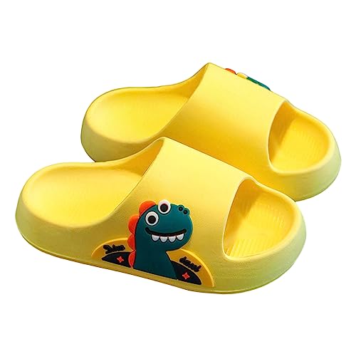 Generic Dinosaur Slippers for Boys Girls Anti-Slip Cute Cartoon Thick Sole Sandals Toddler Kids Garden Pool Beach Kid Shoes