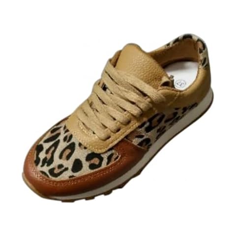 Leopard Print Athletic Sneakers for Women Cover