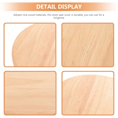Asiento de madera resistente para solucionar taburetes rotos o desgastados 8