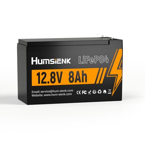 HumsiENK 12V 8Ah LiFePO4 obe[A8A X}[g BMS `E obe[A15000 fB[v TCNA10 NԂ̑ϗpNA̎ԁAĎJAdԈ֎q