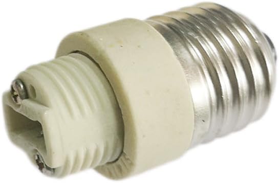 Ceramic E27 to G9 Extender Adapter Converter E27 E26 to G9 Lamp Holder E27-G9 Lamp Bulb Socket Base LED Halogen Light Bulb Lamp Adapter
