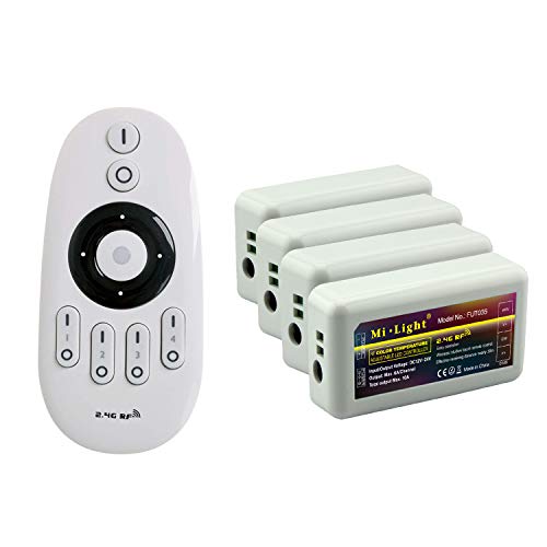 MiBoxer WiFi Smart Multi Zone RGB Controller With Touch Remote Amps
