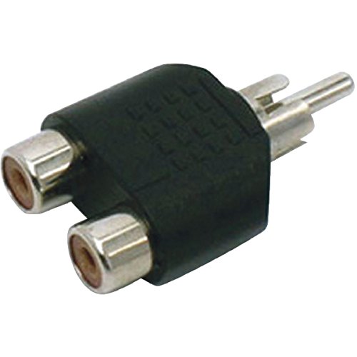 Omenex 377702 Adattatore cinch RCA M/ 2 RCA F