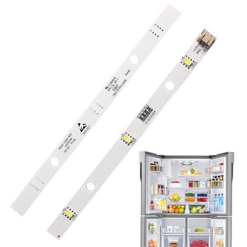 2PCS LED Fridge Strip Light for Rongsheng/Hisense,Replacement Refrigerator Light Strips,Fridge Freezer Light Bulb,Small Refrigerator LED Strip Light for Kenwood KIFF7017 KIFF5017 KIFF7020 KIFF5020