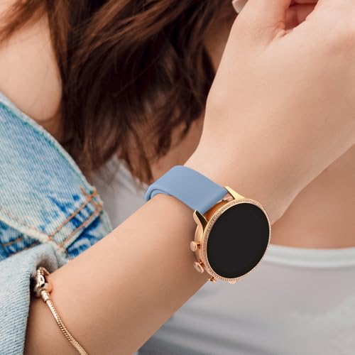 Image of Tobfit 18mm Silicone Watch Strap Compatible for Titan, Timex, Casio, Sonata,HMT etc,Quick Release Sport Loop Colorful Strap