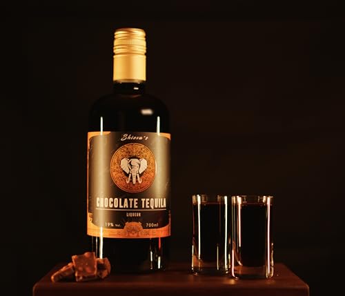 Shieva’s Chocolate Tequila – Schokoladen-Likör auf Tequila-Basis, 700 ml, 19% vol. – Geschenk, Dessertlikör, Cocktail-Spezialität