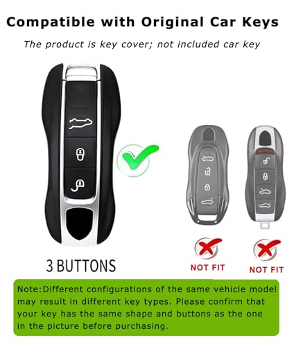 Étui de protection Porsche daim anti-rayures pour clé 911 - 2