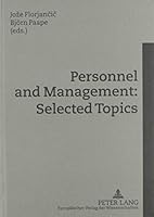 Personnel and Management: Selected Topics 0820473901 Book Cover