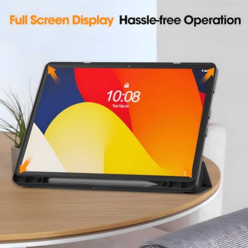 Image of ProElite Cover for Moto Pad 60 Pro 12.7 inch 2025 case Cover, Soft Flexible Flip Case Cover for Moto Pad 60 Pro 12.7 inch 2025 [Recoil Series] - Black