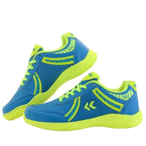 Badminton Shoes for Both Men & Women – Rubber Sole Indoor Court Shoes, Navy Blue & Yellow, Blue and neon Green,neon Green and Blue,Sky Blue and Yellow,Non-Slip, Durable Sports Footwear-image-39