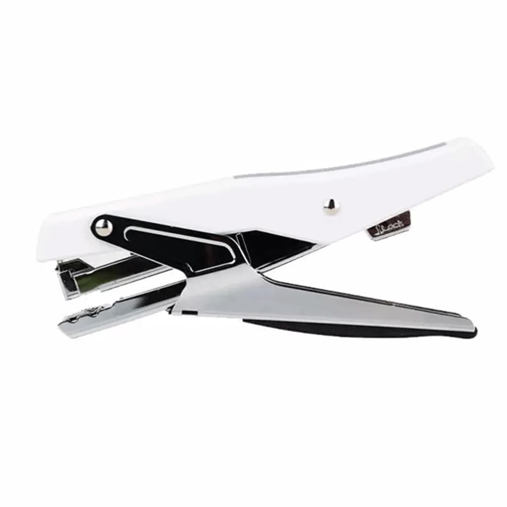 Cucitrici da tavolo portatili, Cucitrice portatile Cucitrice meno sforzo in metallo e plastica Adatta for punti da 24/6 o 26/6 mm Capacità di 100 punti metallici (Color : One color, Size : A)