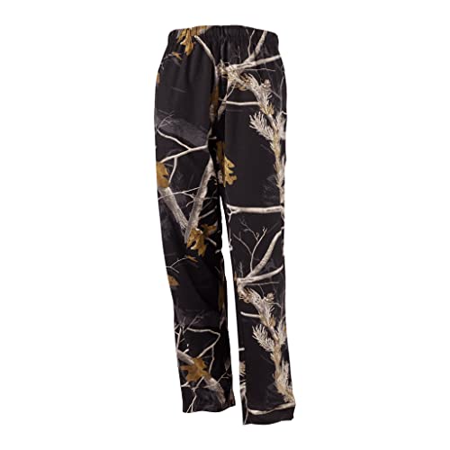 Youth Lounge Pants Realtree Camo Print (AP Black, Large)