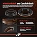 A-Premium Engine Timing Belt Kit Compatible with Volkswagen Cars - Jetta 1999-2008/2011-2015, Golf 1999-2006, Beetle 1998-2005, Golf City 2007-2010, Jetta City 2007-2008 - 2.0L