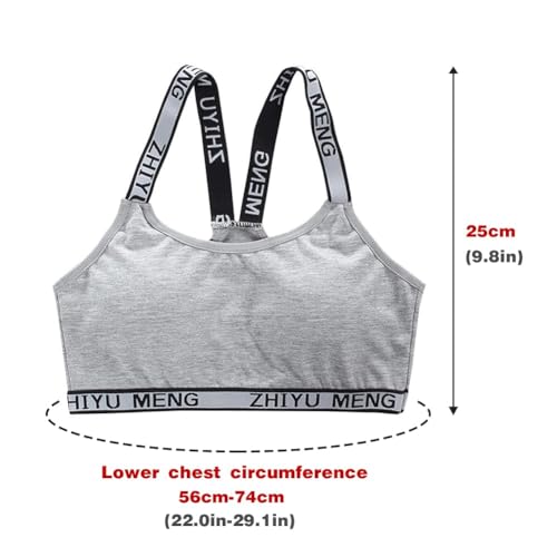 Girls’ Seamless Underwear Set - Girls Bra and Underwear Sets, Training Bra with Matching Panties (6-Piece Set)4