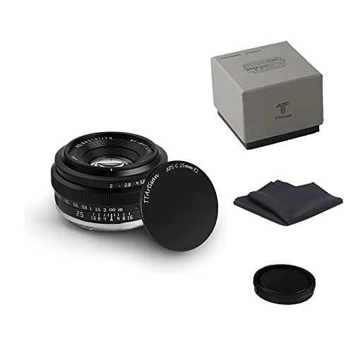 TTartisan 25mm f2 APSC Pancake Lens Compatible with Fuji X Mount